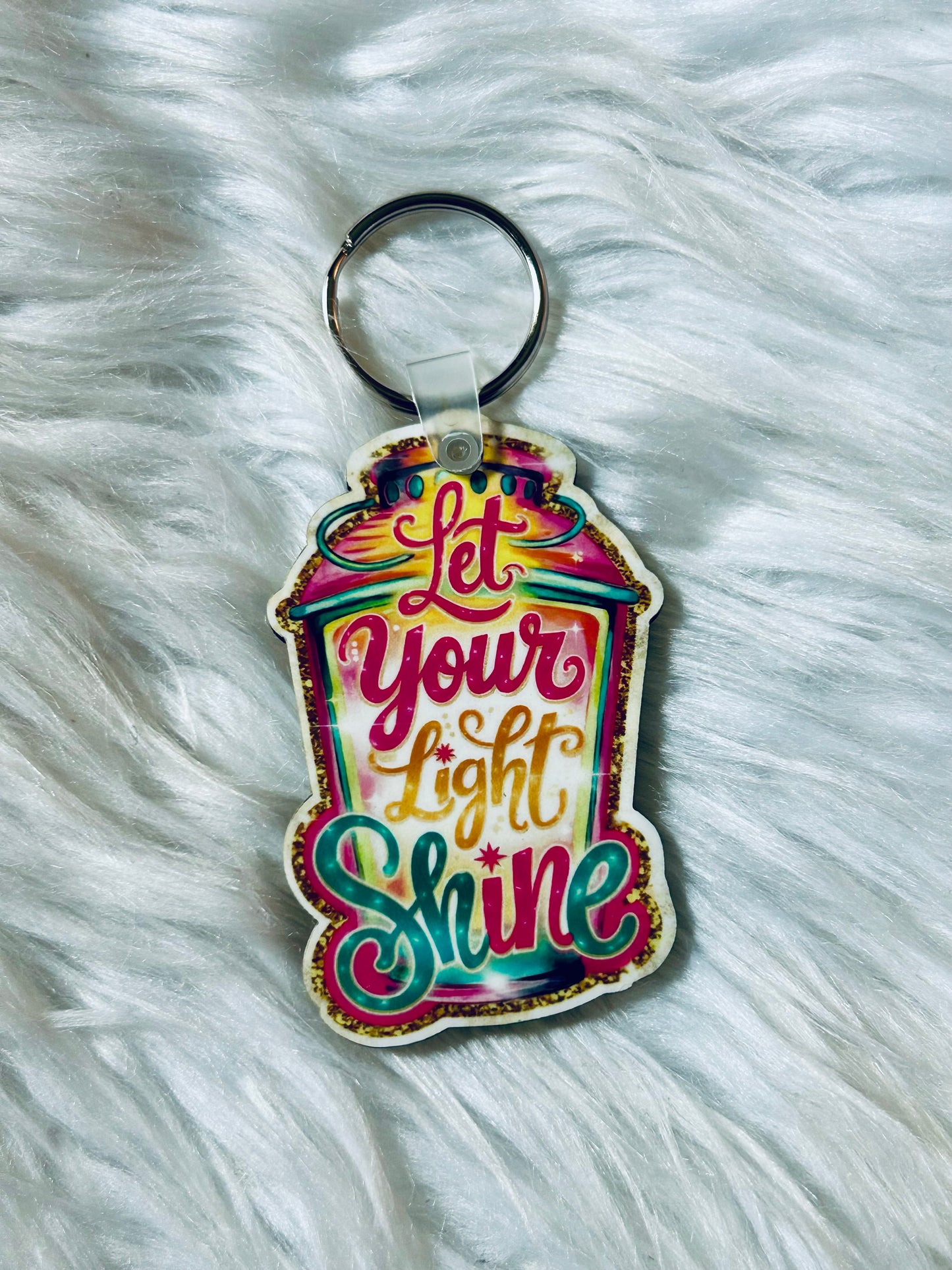 Let Your Light Shine Keychain