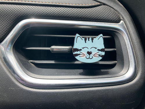 Grey Tabby (CH03) Cat Head 1.5