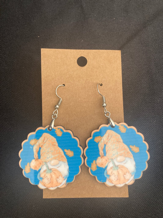 Gnome 2 (SCA02) - Scallop Earrings 1.5"