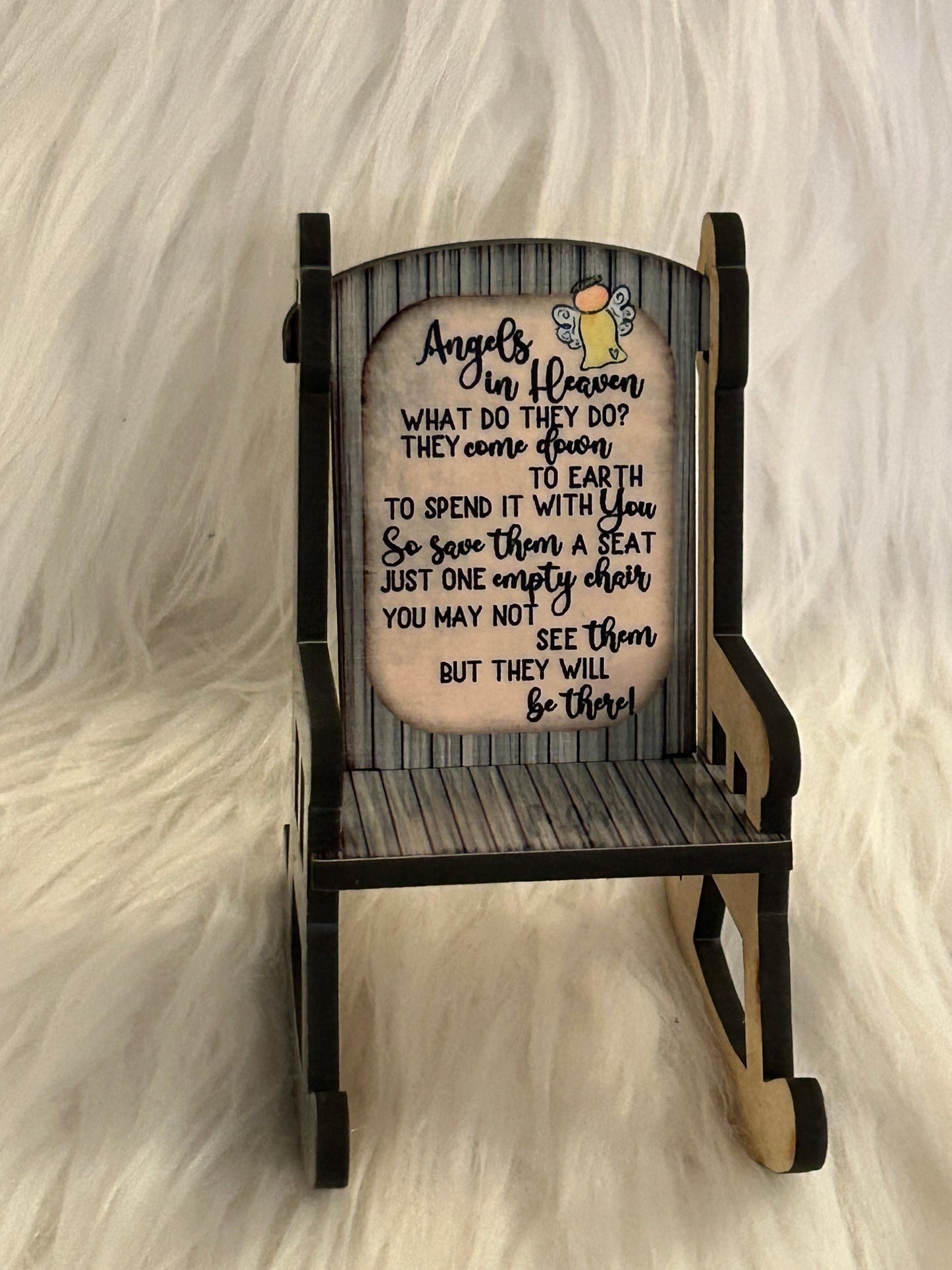 Angels in Heaven (RC03) - Rocking Chair Shape