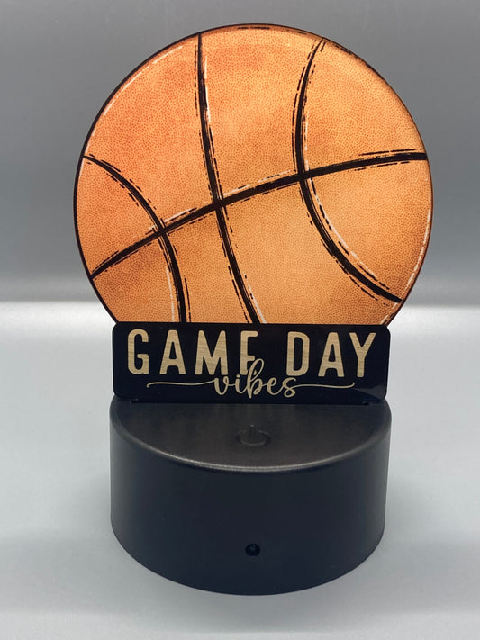 Basketball Game Day (RL04) - Round Shape Light