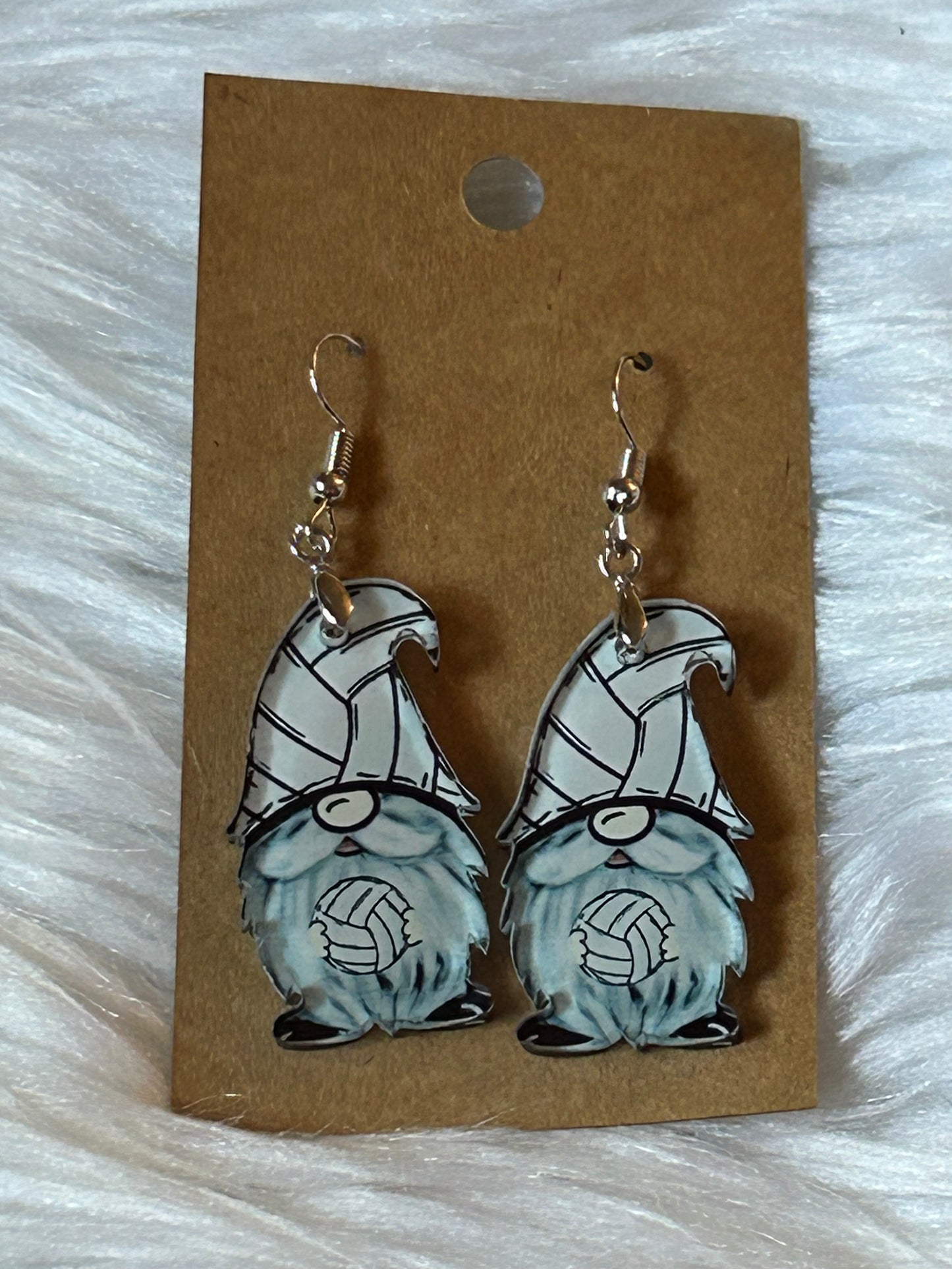 Volleyball (GN09) - Gnome Acrylic Earrings