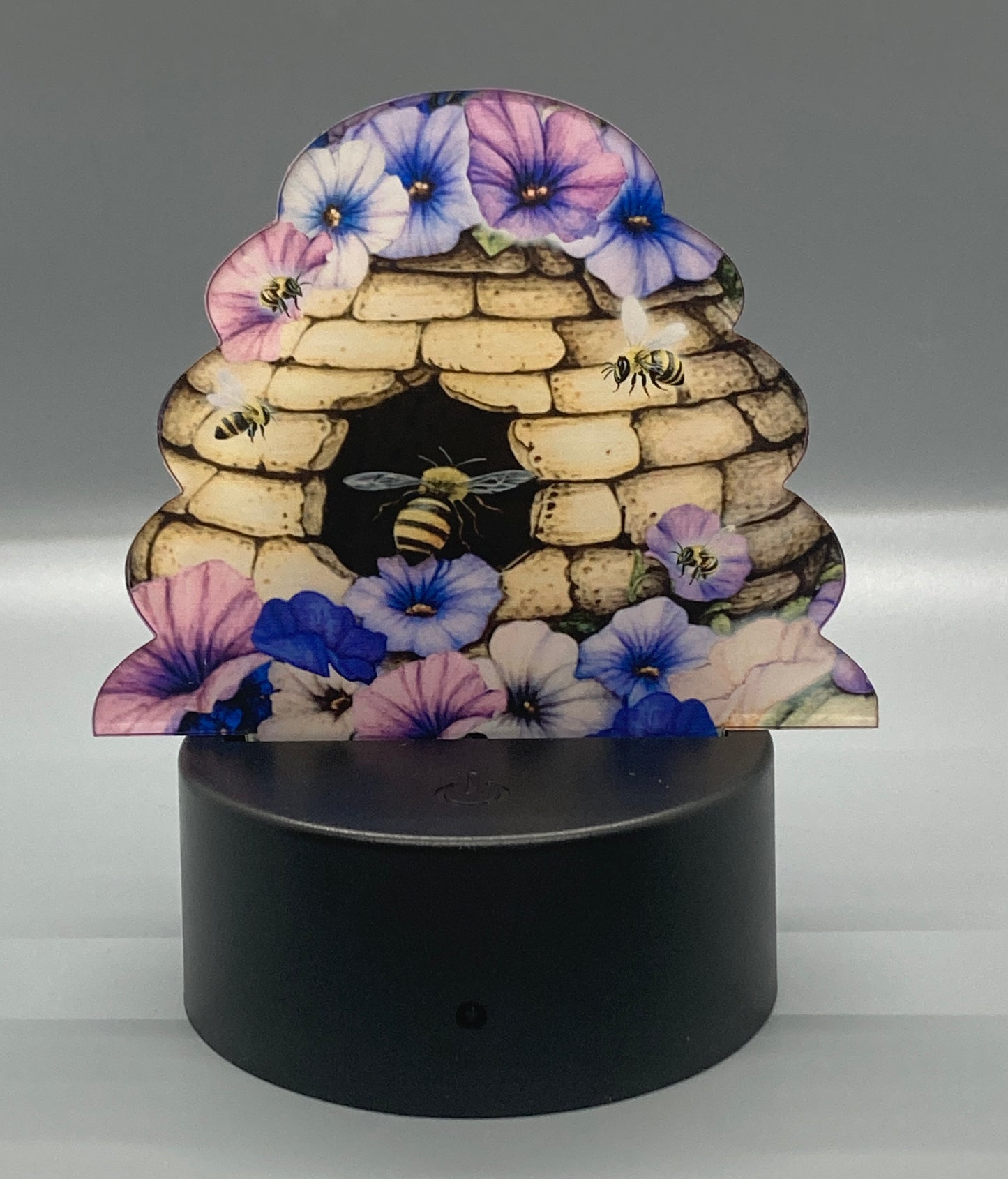 Purple Flower (BHL01) - Bee Hive Shape Light