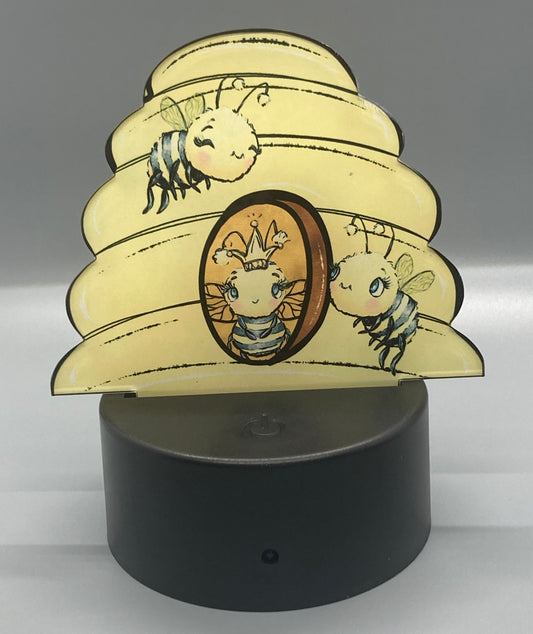 Bees (BHL02) - Bee Hive Shape Light