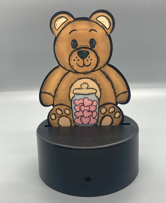 Hearts (TBL02) - Teddy Bear Shape Light