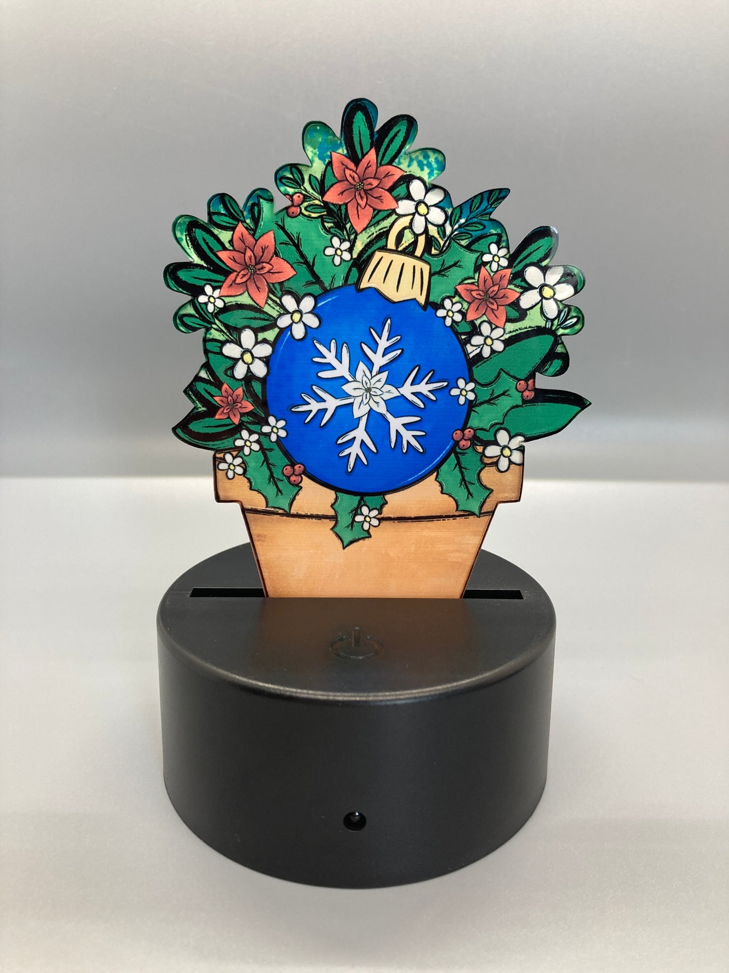Snowflake (FPL05) - Flower Pot Shape Light