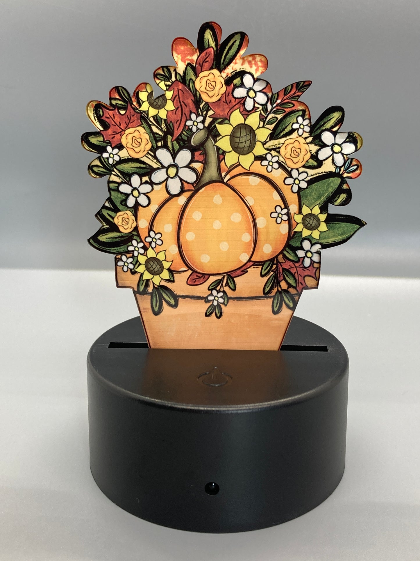 Pumpkin Fall (FPL01) - Flower Pot Shape Light