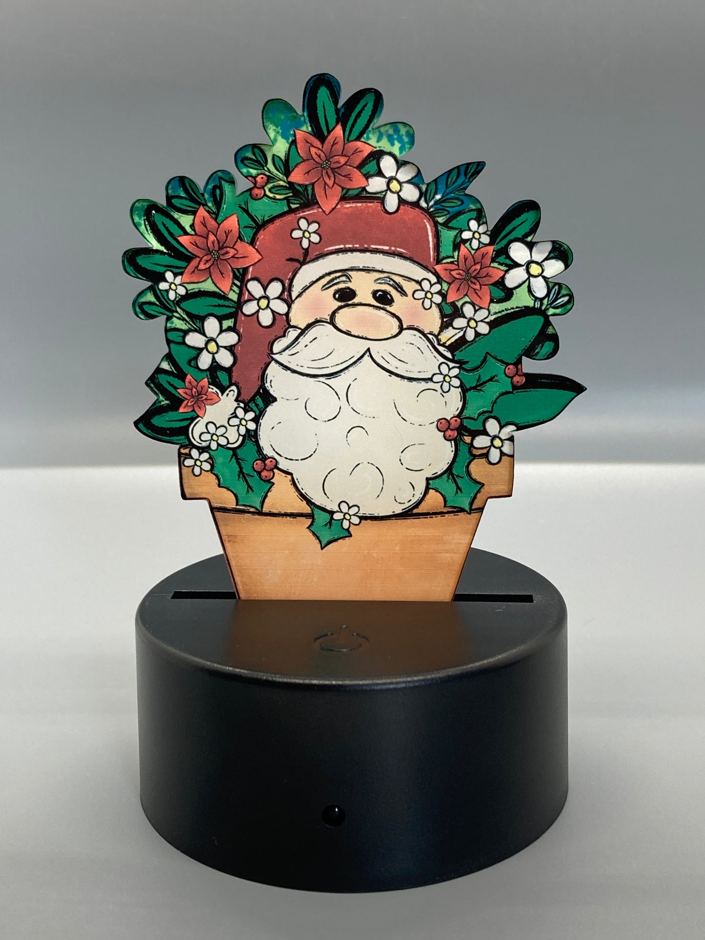Santa (FPL06) - Flower Pot Shape Light
