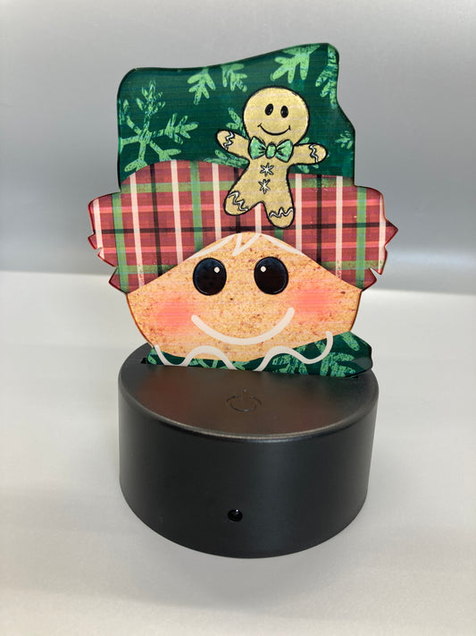 Gingerbread Man (SCL01) - Scarecrow Shape Light