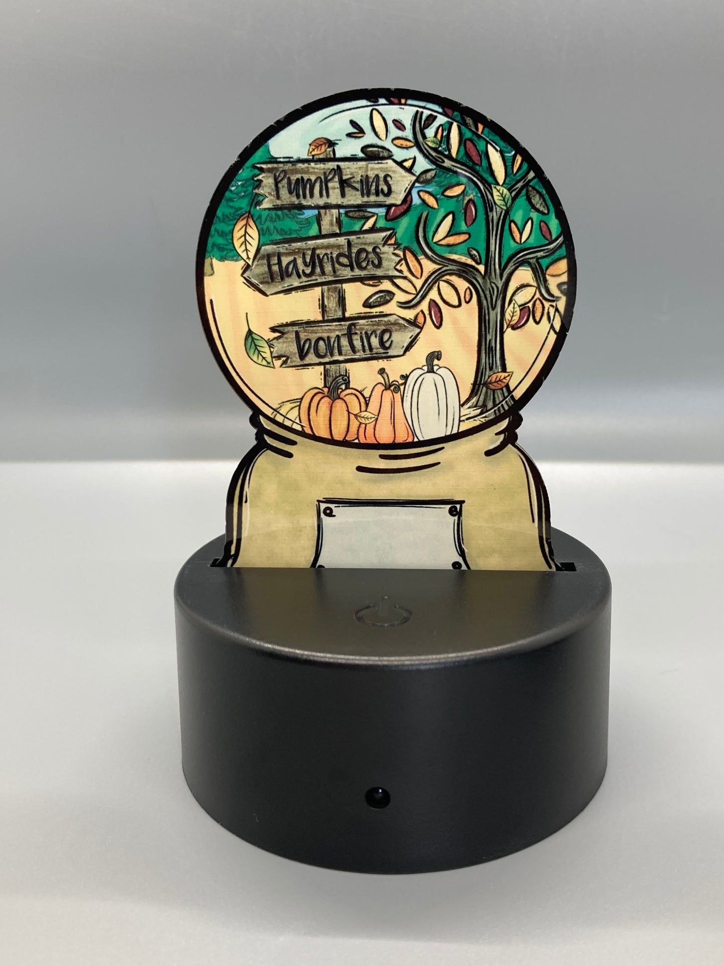 Fall (SGL05) - Snowglobe Shape Light