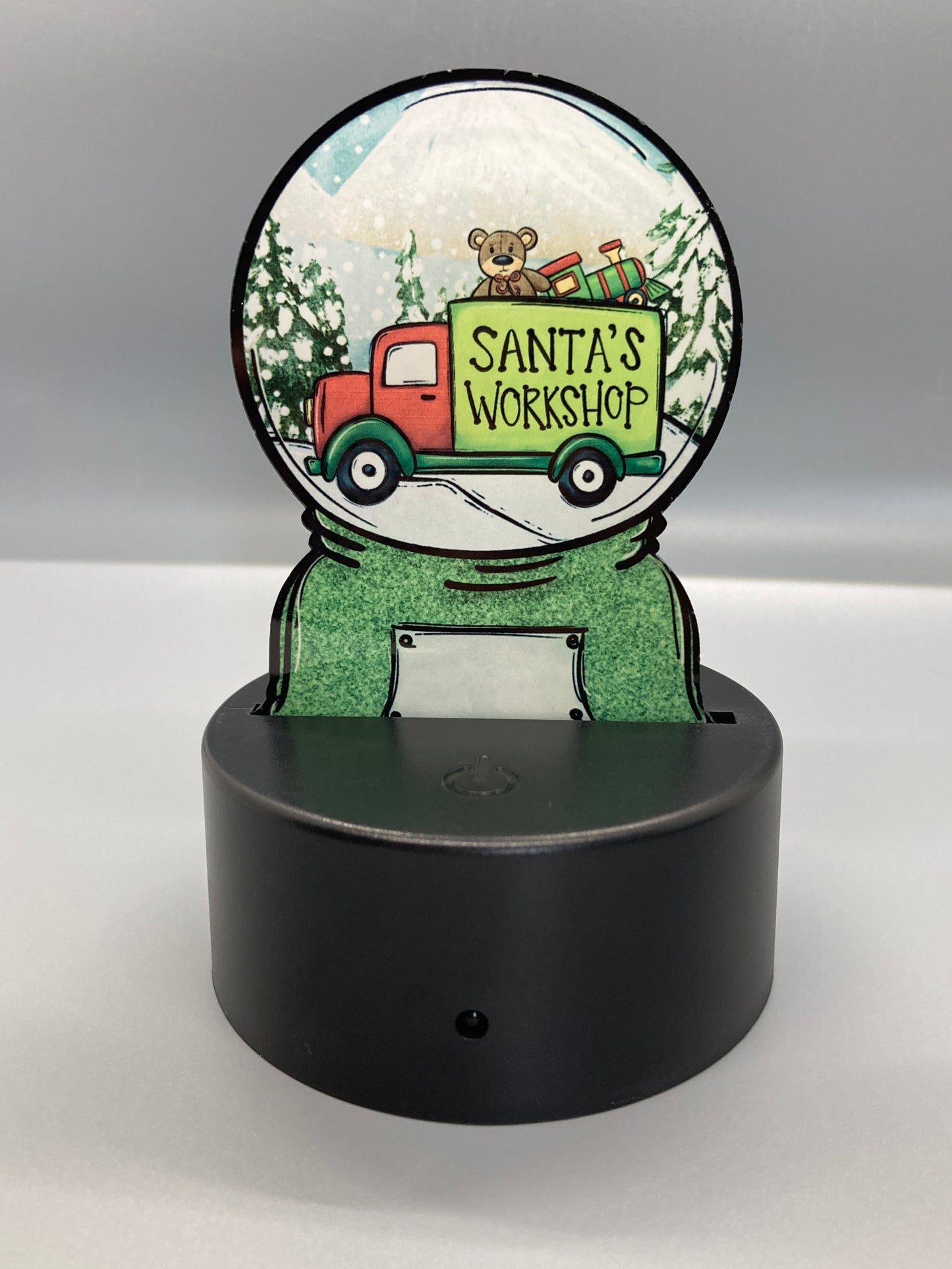 Santa's Workshop (SGL03) - Snowglobe Shape Light