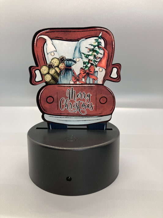 Gnome Merry Christmas (TRL05) - Truck Shape Light