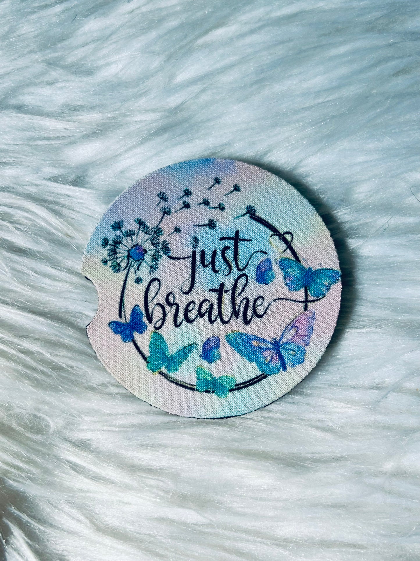 Car Coaster - Just Breathe