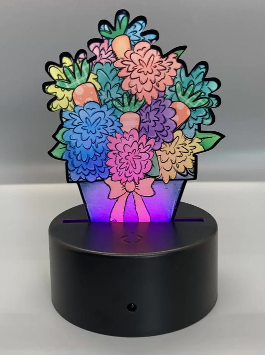Carrots (FPL12) - Flower Pot Shape Light