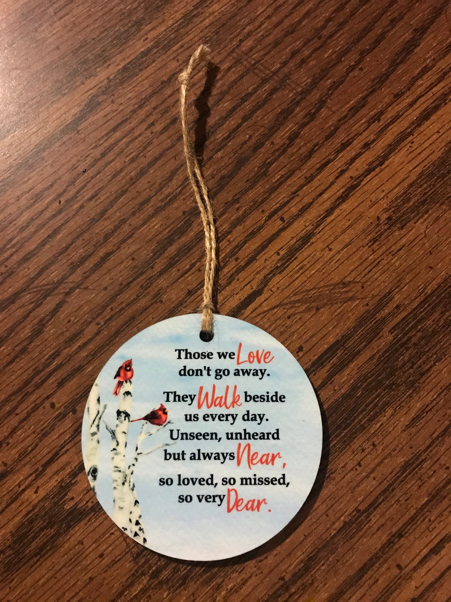 Those We Love (R90) Round Ornament