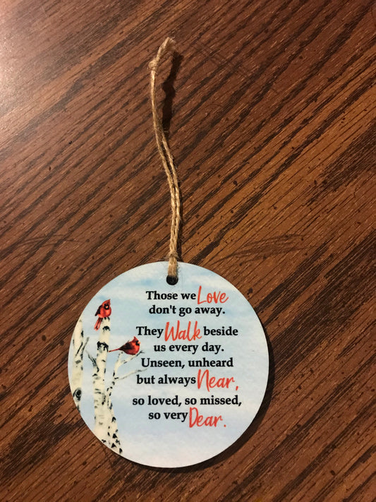 Those We Love (R90) Round Ornament