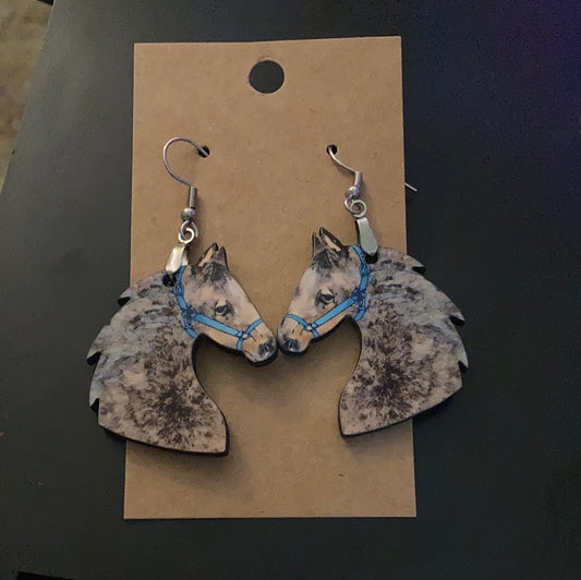 Brown (HH03) - Horse Earrings