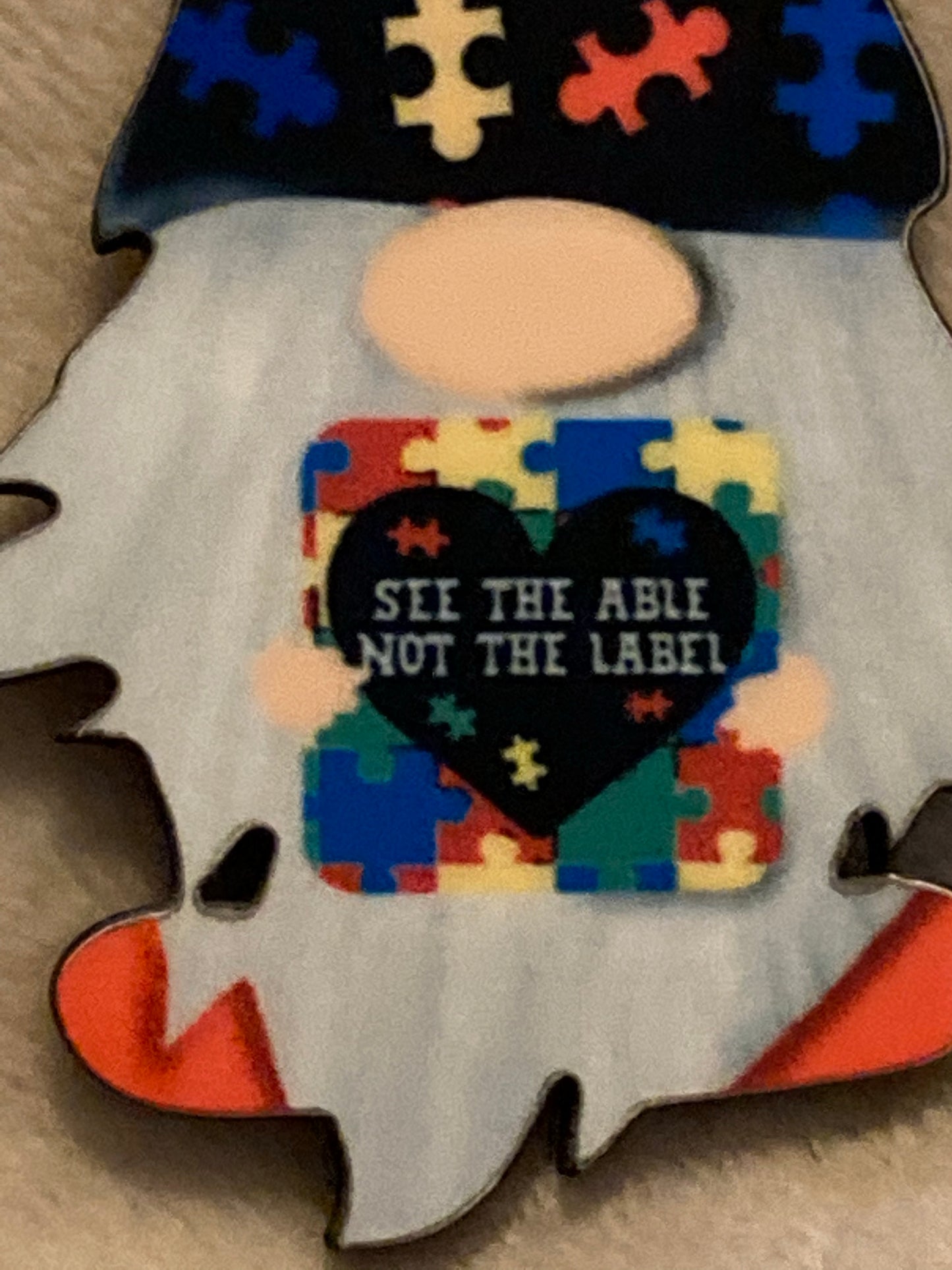 Autism (G09) - Gnome Keychain