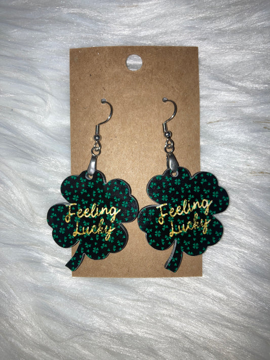 Feeling Lucky Clover Earrings
