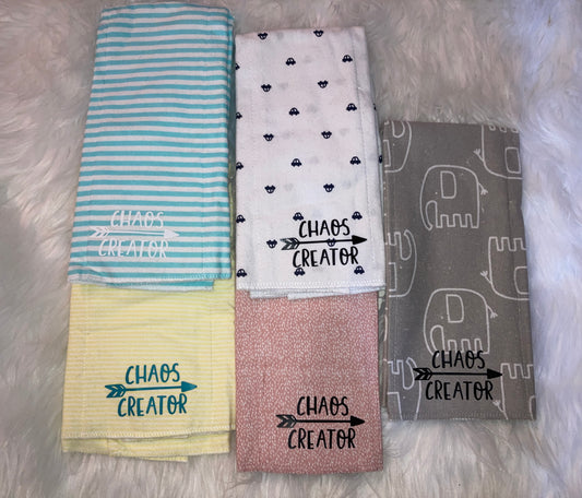 Chaos Creator Burp Rag Cloth