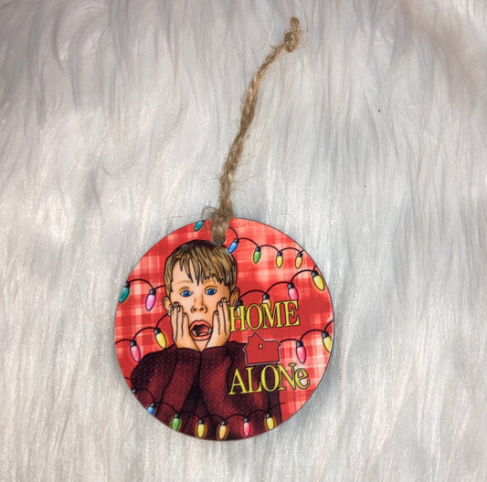 Home Alone -  Round Ornament