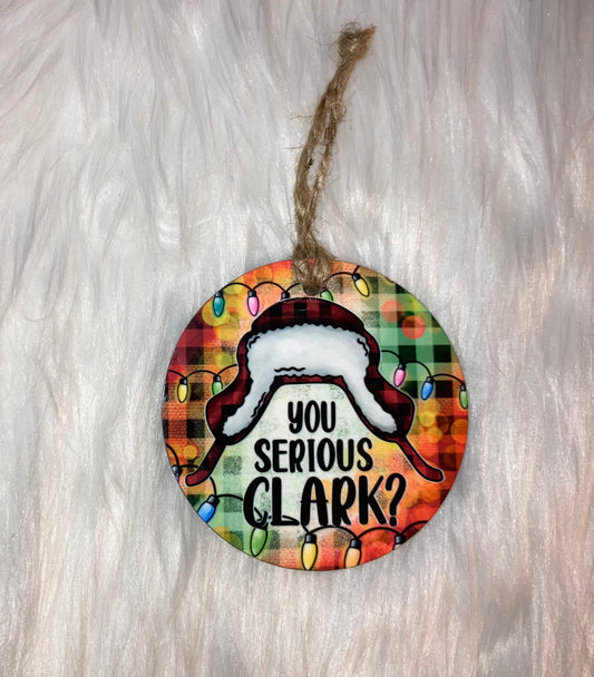 You Serious -  Round Ornament