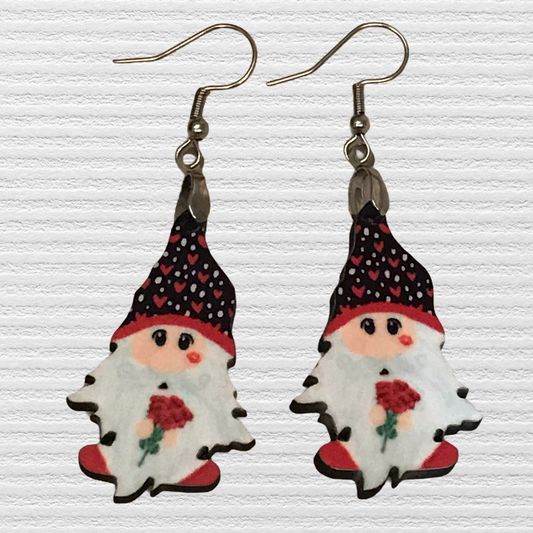 Rose (G22) Gnome 1.5" Earrings