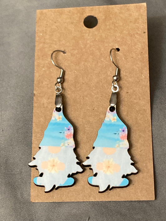 Floral (G17) - Gnome Earrings