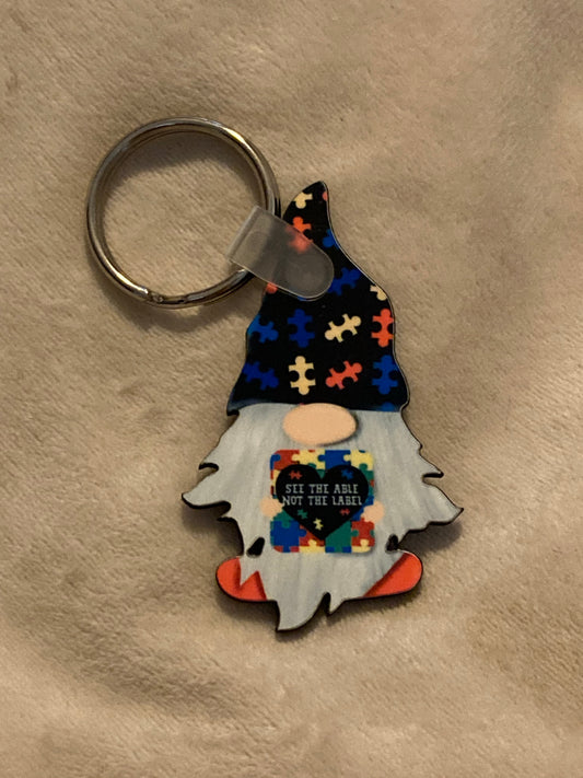 Autism (G09) - Gnome Keychain