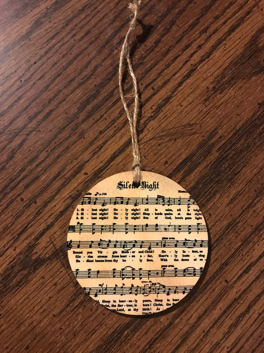 Silent Night Round (R83) Ornament
