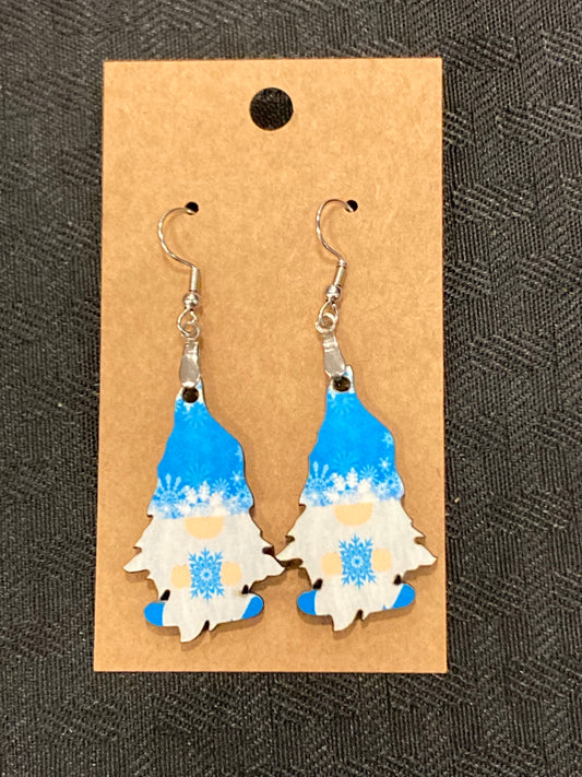 Snowflake (G05) - Gnome Earrings