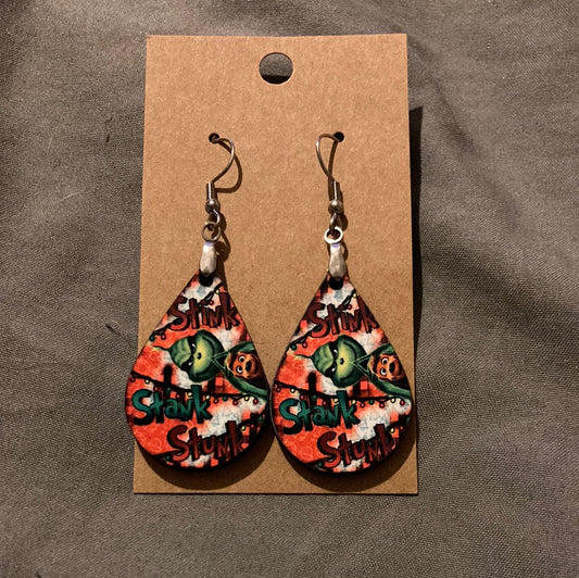Stink -  Tear Drop Earrings